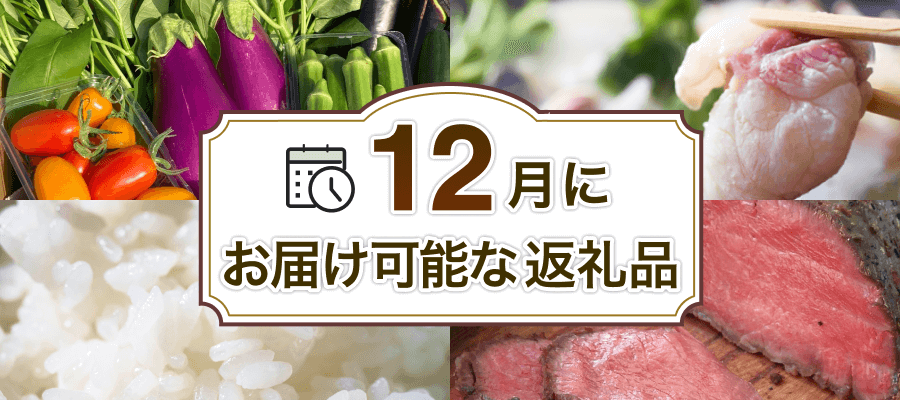 12月にお届け可能な返礼品